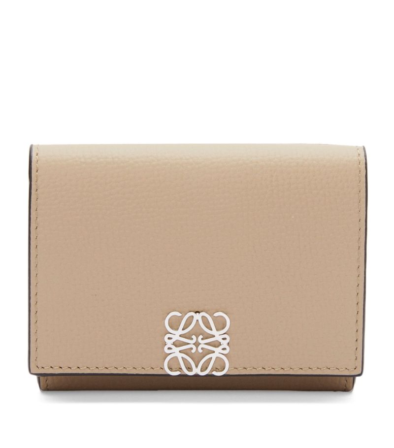 Loewe Loewe Leather Anagram Trifold Wallet