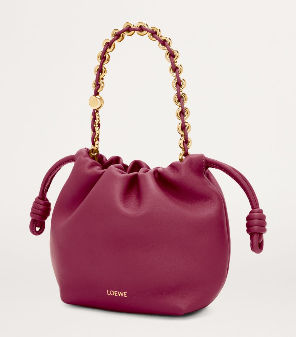 Loewe Loewe Mini Leather Flamenco Shoulder Bag