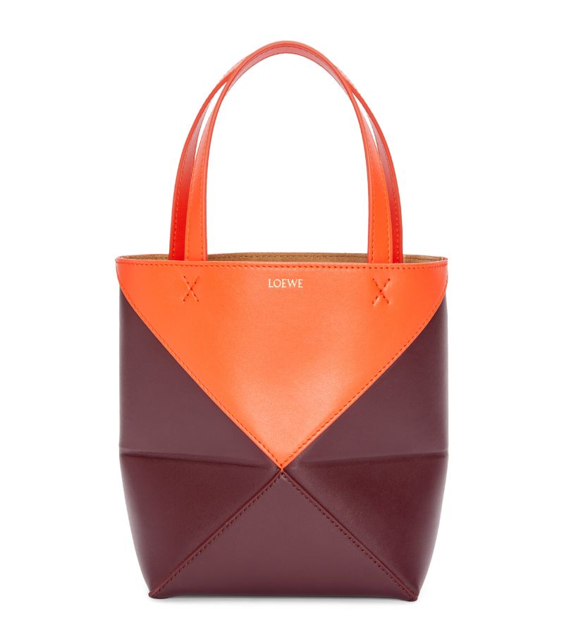 Loewe Loewe Mini Leather Puzzle Fold Tote Bag