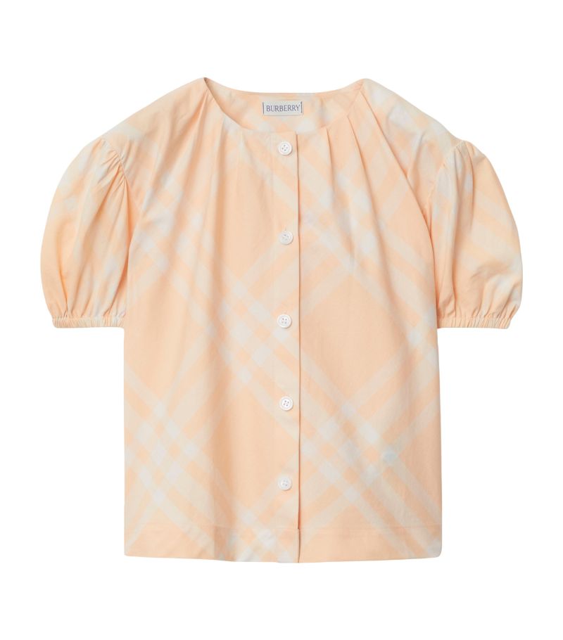 Burberry Burberry Kids Check Blouse (3-14 Years)