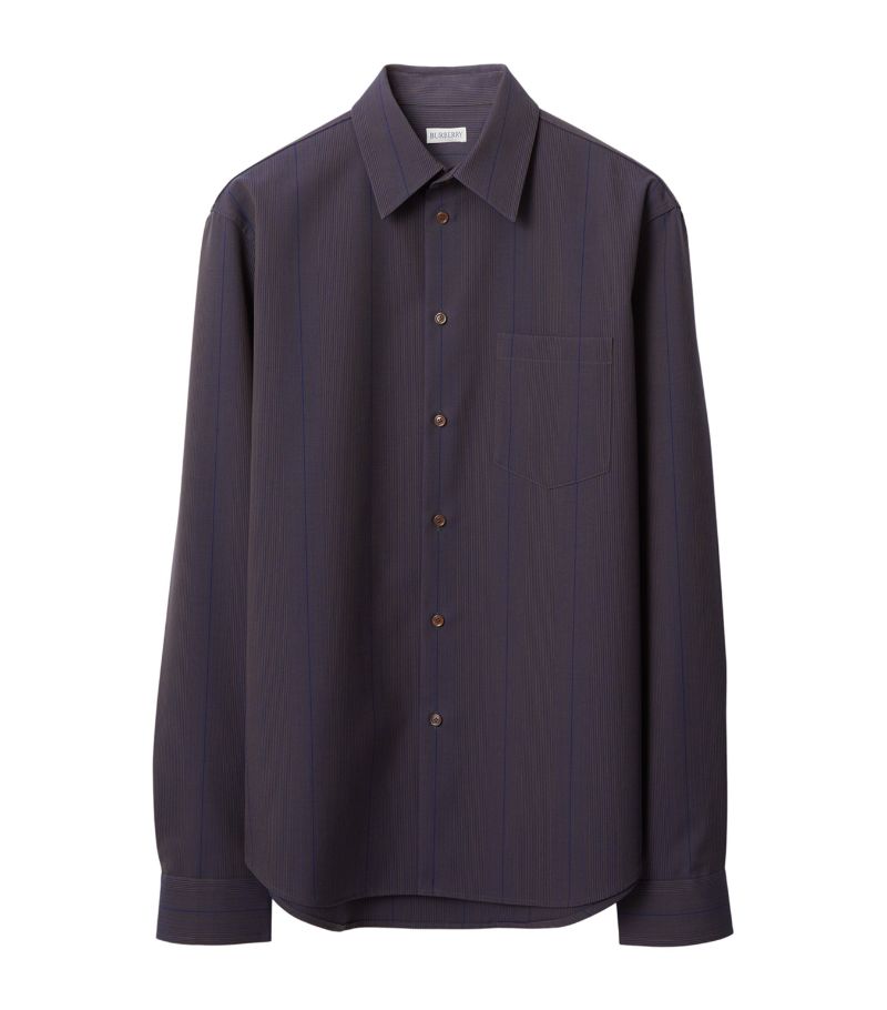 Burberry Burberry Wool Striped Shirt