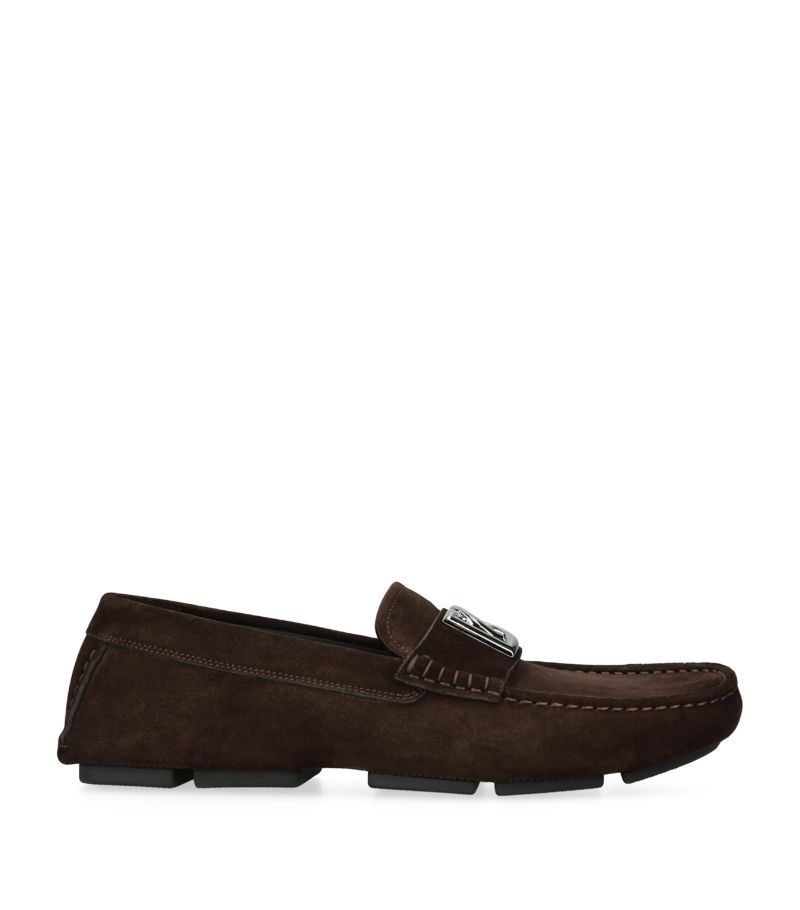 Dolce & Gabbana Dolce & Gabbana Suede Dg Driving Shoes