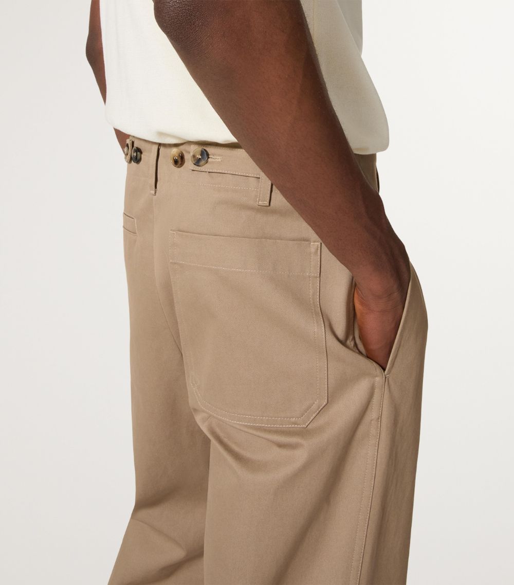 Valentino Valentino Cotton Slim Chinos