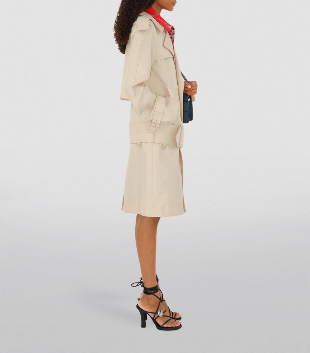 Burberry Burberry Silk-Blend Trench Coat