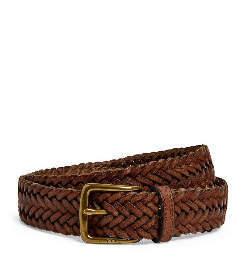 Polo Ralph Lauren Polo Ralph Lauren Leather Braided Belt