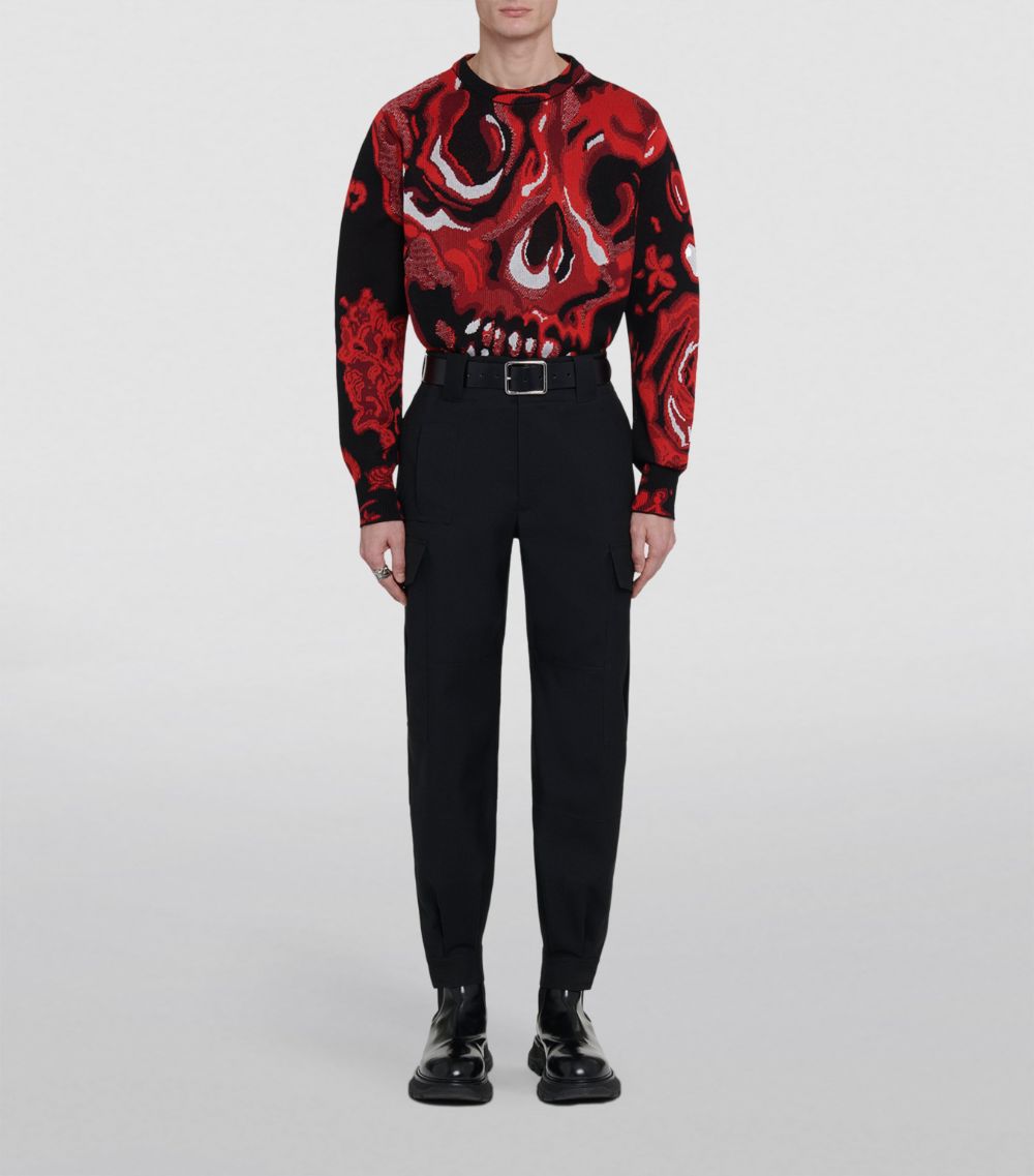 Alexander McQueen Alexander Mcqueen Jacquard Skull Sweater