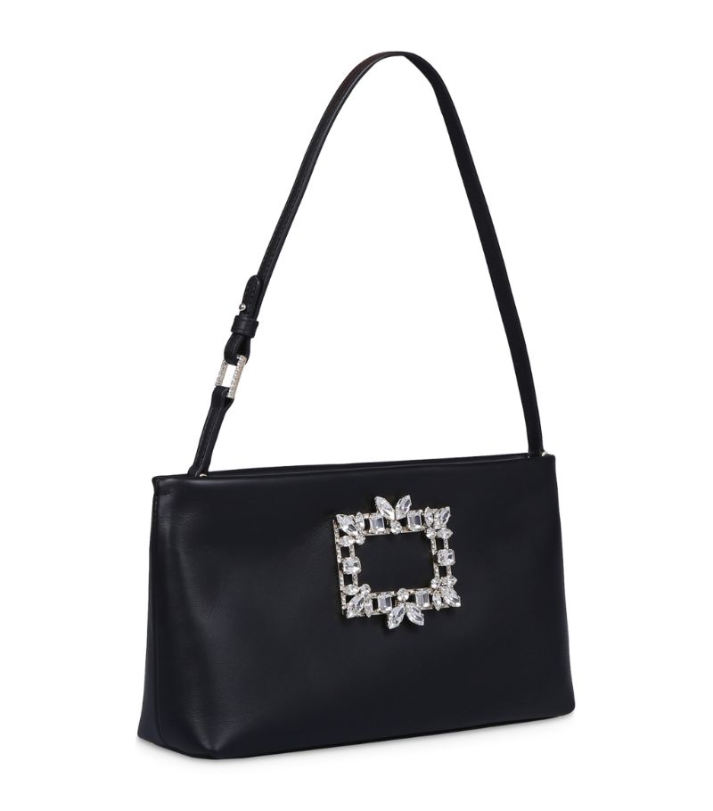 Roger Vivier Roger Vivier Mini Leather Nightlily Shoulder Bag