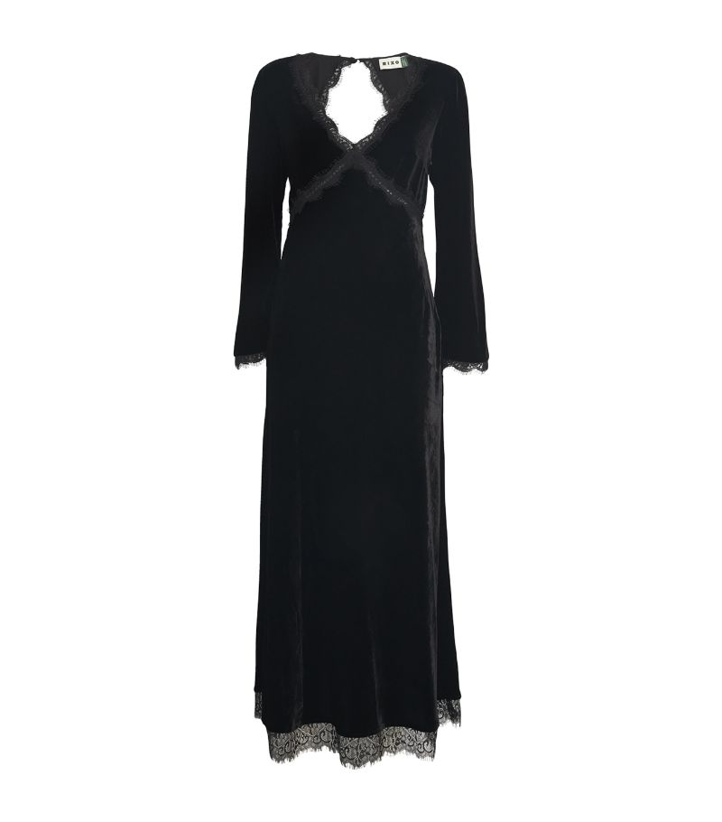  Rixo Velvet Alesha Maxi Dress