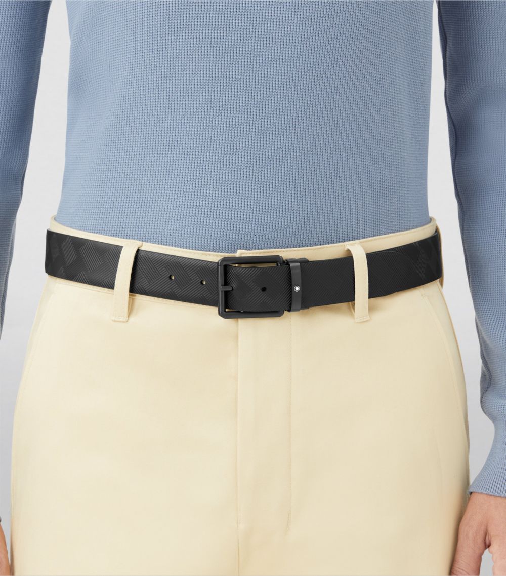 Montblanc Montblanc Leather Patterned Belt