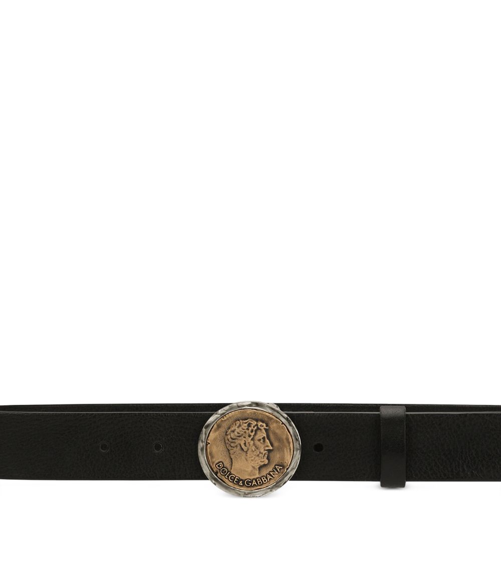 Dolce & Gabbana Dolce & Gabbana Calfskin Coin Belt