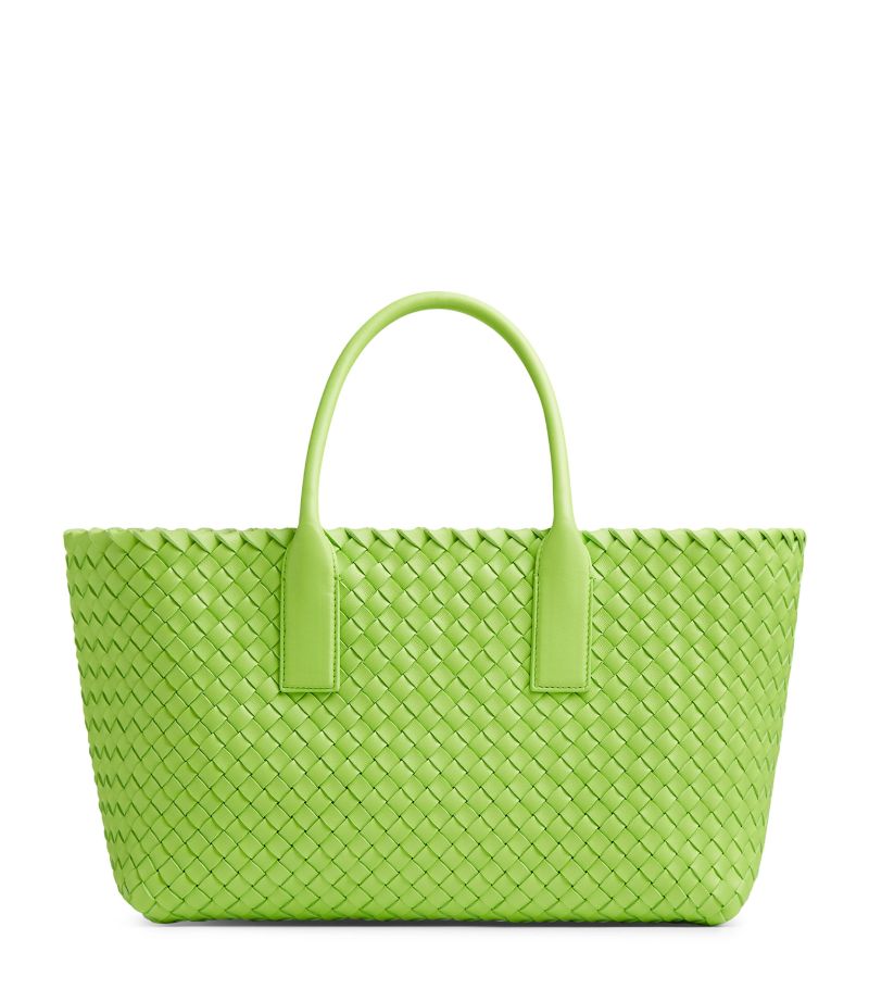 Bottega Veneta Bottega Veneta Small Leather Cabat Tote Bag