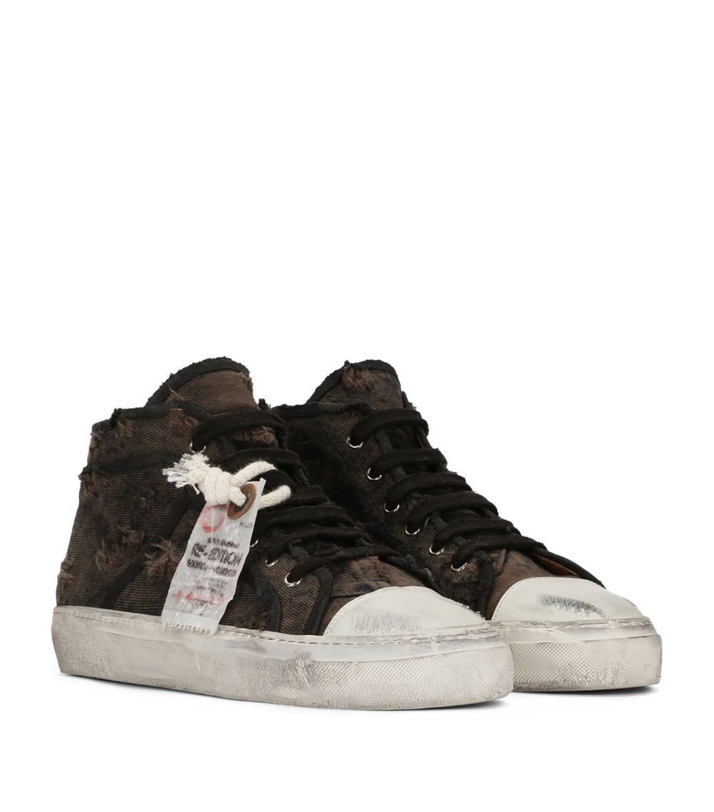 Dolce & Gabbana Dolce & Gabbana Patchwork High-Top Sneakers