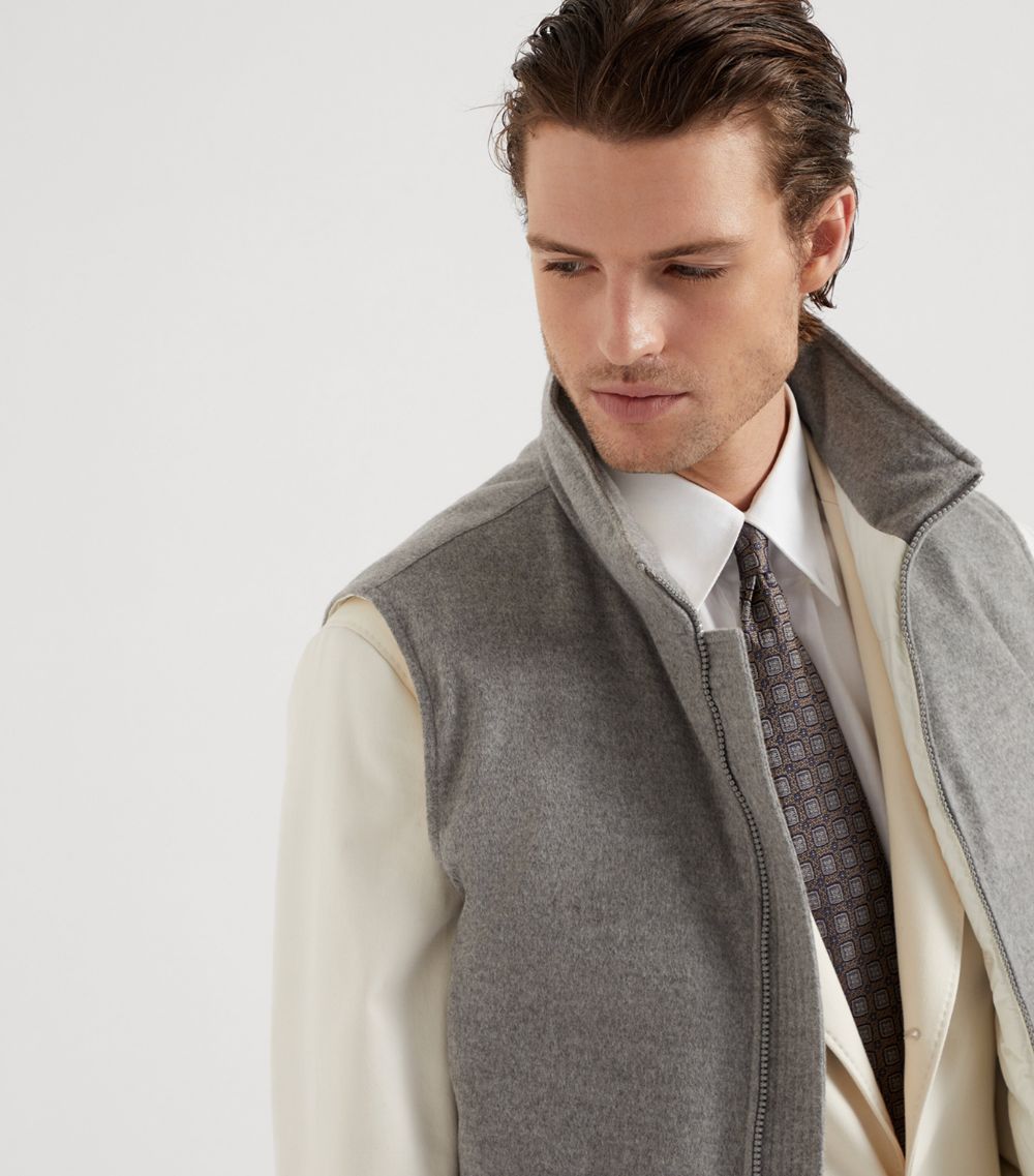 Brunello Cucinelli Brunello Cucinelli Cashmere Goose Down Gilet