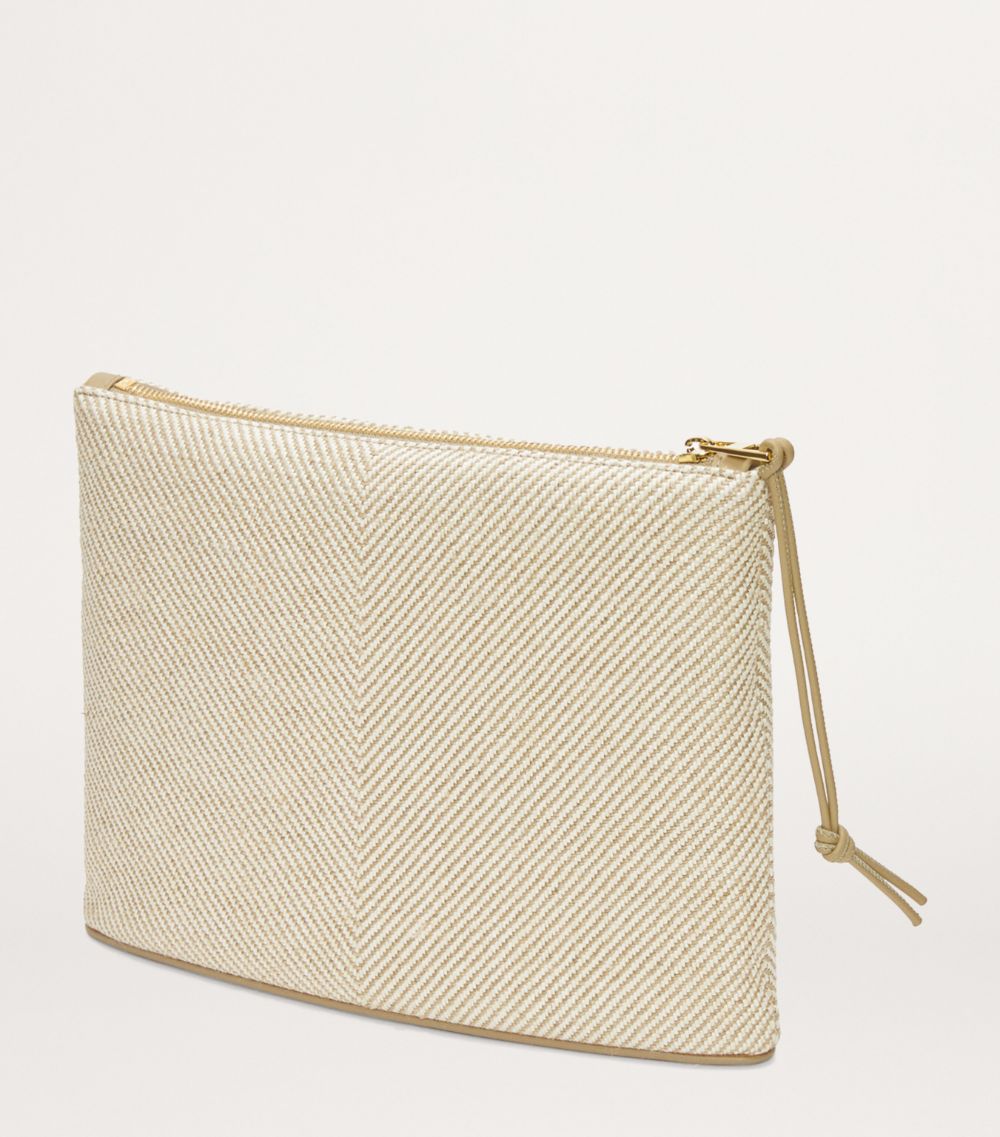 Loewe Loewe Jacquard Logo Oblong Pouch