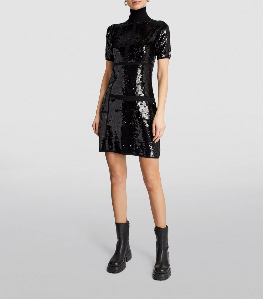 Joseph Joseph Sequin-Embellished Knitted Mini Dress