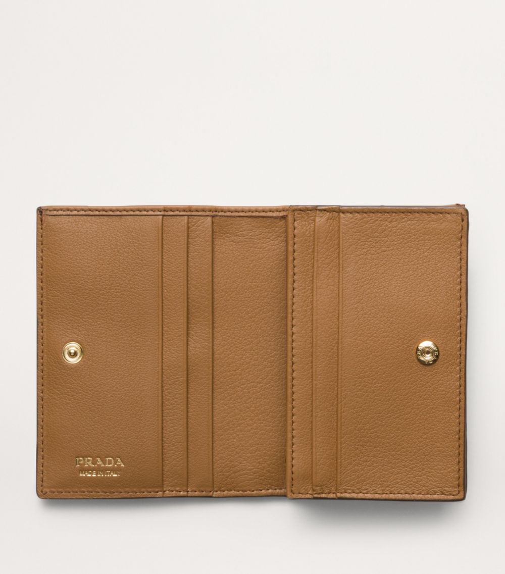 Prada Prada Small Leather Bifold Wallet