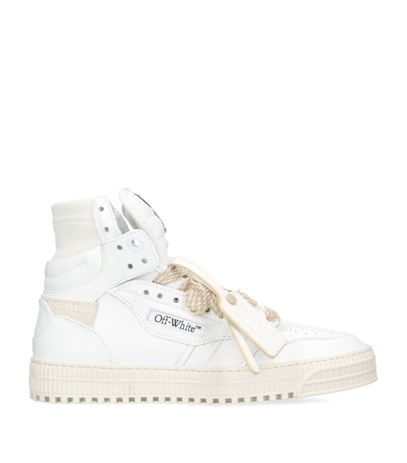 OFF-WHITE Off-White Leather 3.0 Off Court High-Top Sneakers