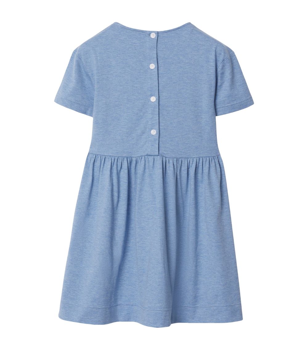 Burberry Burberry Kids Cotton Ekd Dress (3-14 Years)