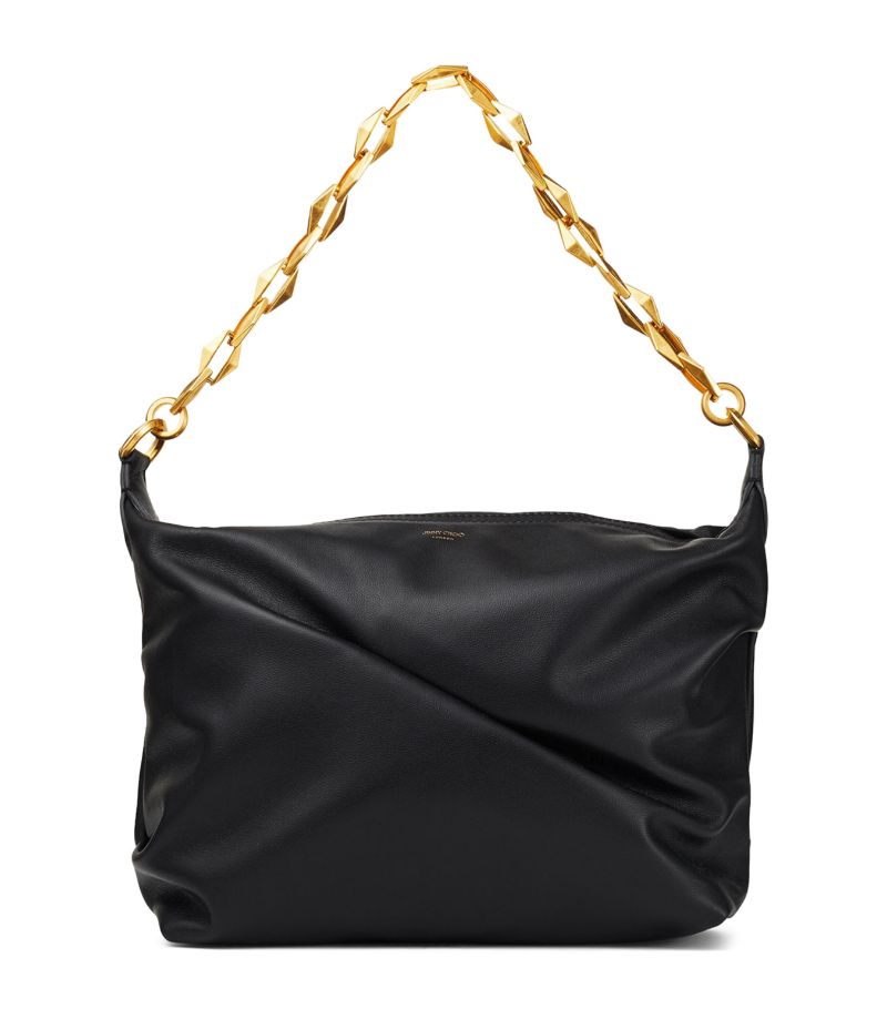 Jimmy Choo Jimmy Choo Leather Diamond Shoulder Bag