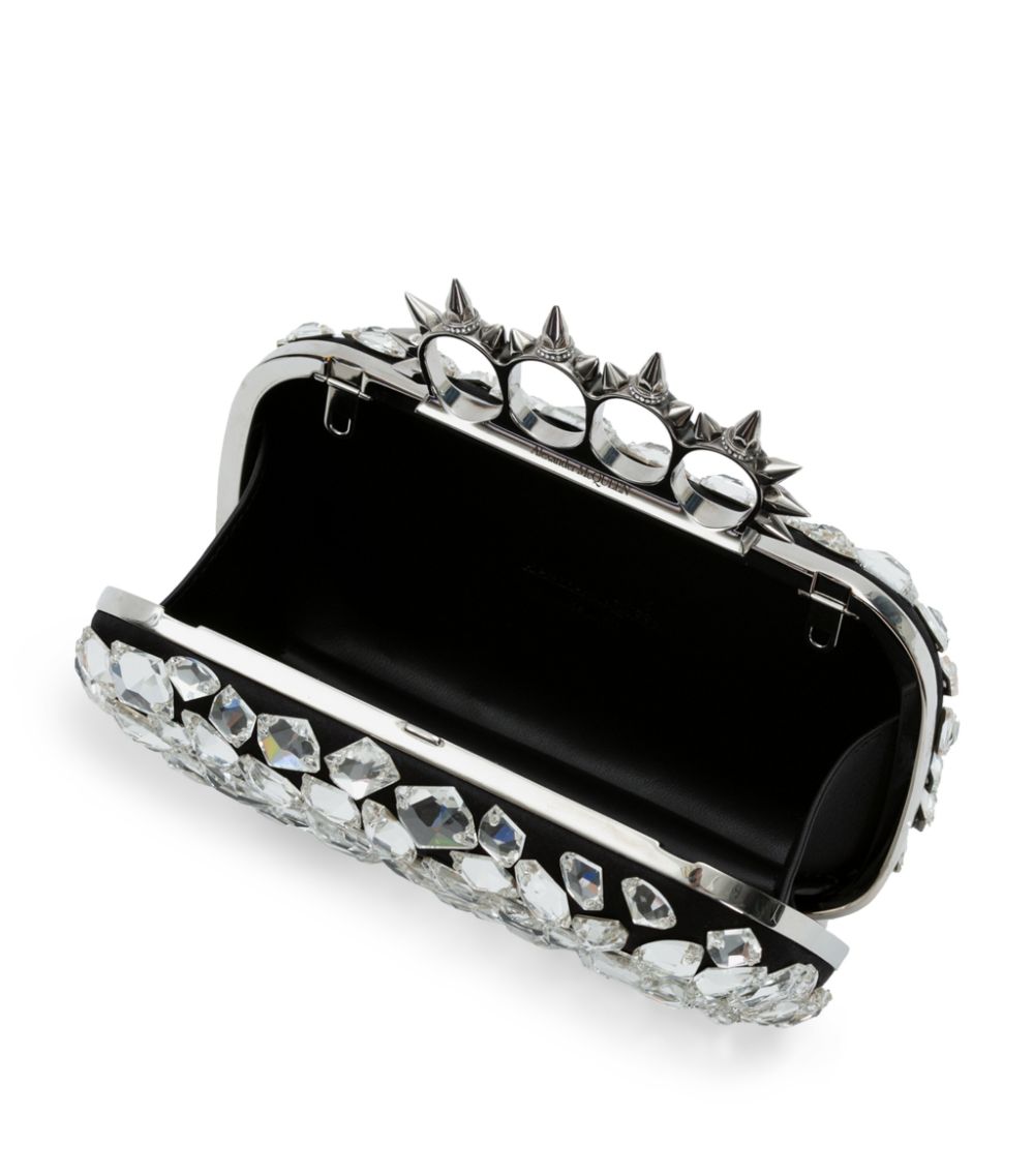 Alexander McQueen Alexander McQueen Embellished Skull Clutch Bag