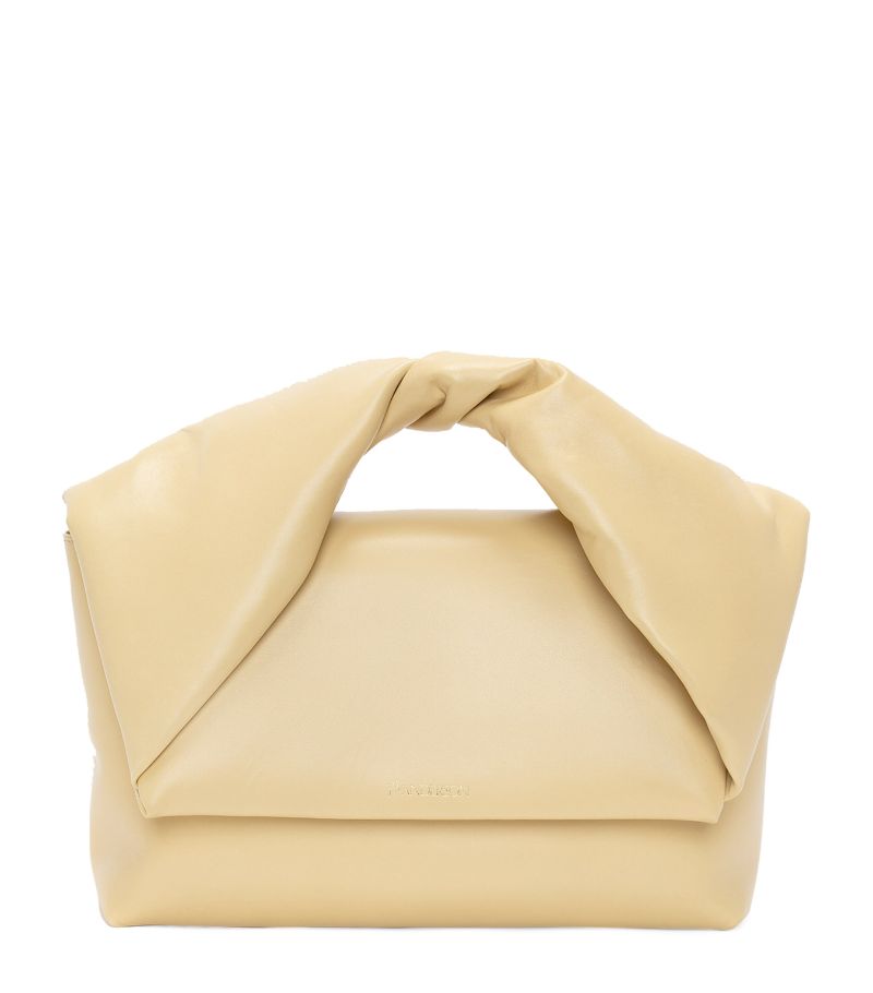 Jw Anderson Jw Anderson Medium Leather Twister Top-Handle Bag