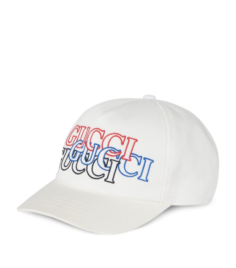 Gucci Gucci Embroidered Logo Baseball Cap