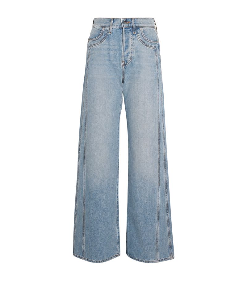 Veronica Beard Veronica Beard Taylor High-Rise Wide-Leg Jeans