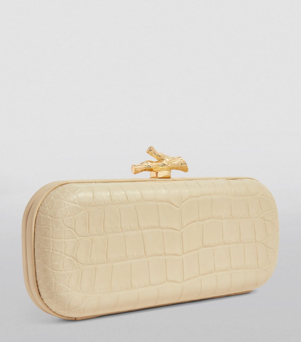 Maria Oliver Maria Oliver Alligator Emilia Clutch Bag