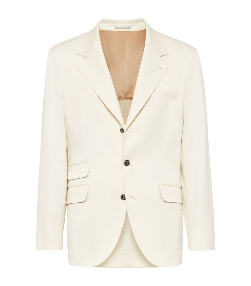 Brunello Cucinelli Brunello Cucinelli Cotton-Cashmere Cavallo Blazer