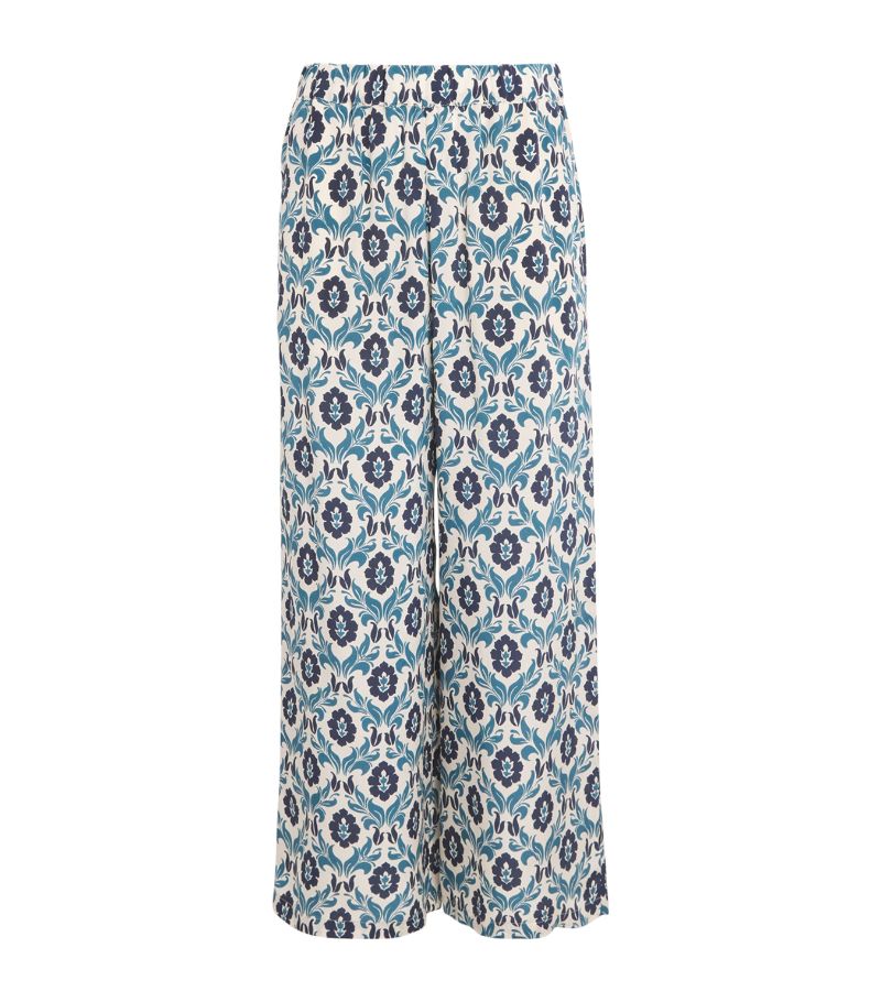 Weekend Max Mara Weekend Max Mara Silk Printed Trousers