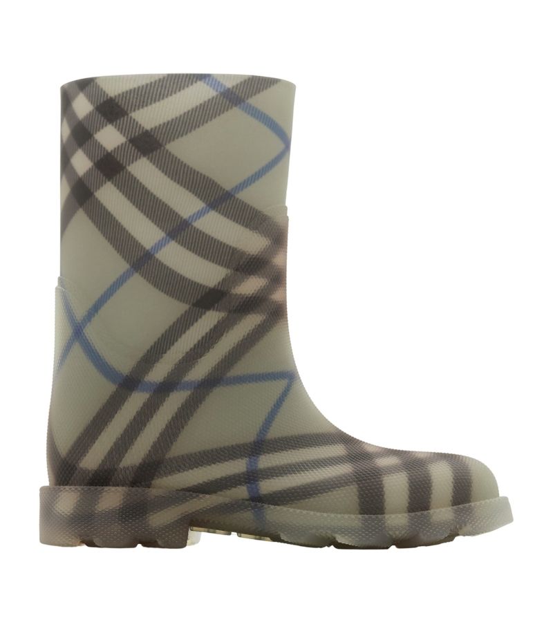 Burberry Burberry Kids Rubber Check Marsh Boots