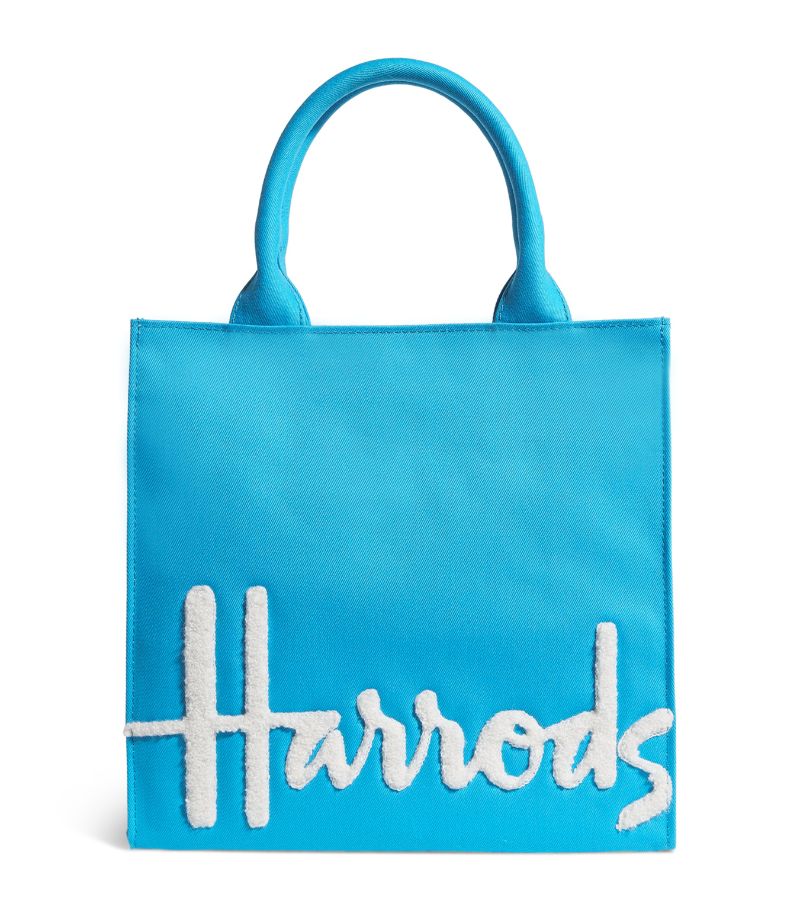 Harrods Harrods Small Cotton Logo Tote Bag