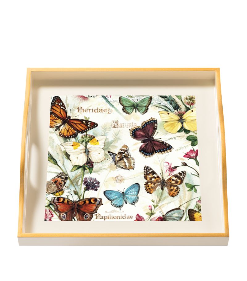 Whitelaw & Newton Whitelaw & Newton Butterflies Small Tray (28cm x 28cm)