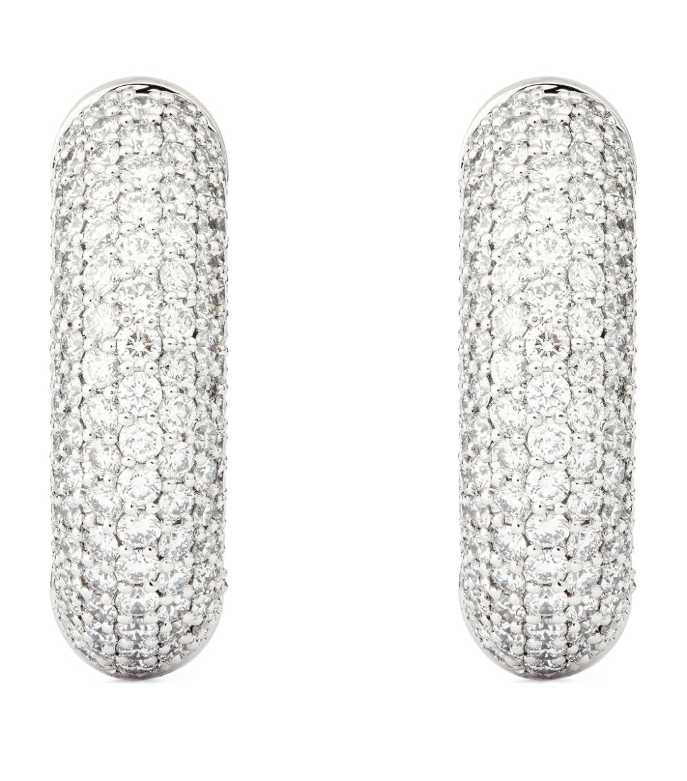 Engelbert Engelbert White Gold And Diamond Absolute Creoles Earrings