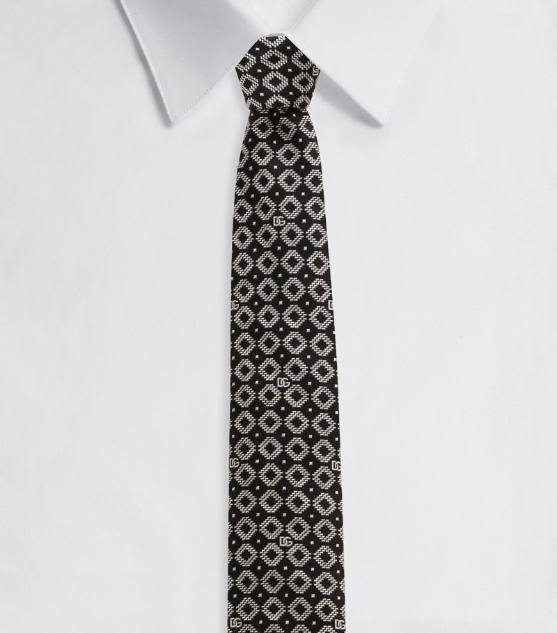 Dolce & Gabbana Dolce & Gabbana Silk Patterned Tie