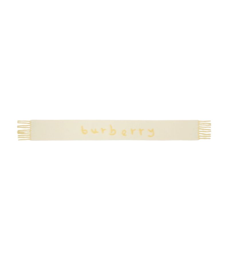 Burberry Burberry Alpaca-Blend Reversible Logo Scarf