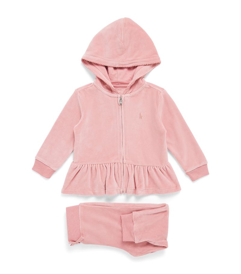 Polo Ralph Lauren Polo Ralph Lauren Kids Velour Tracksuit Set (3-24 Months)