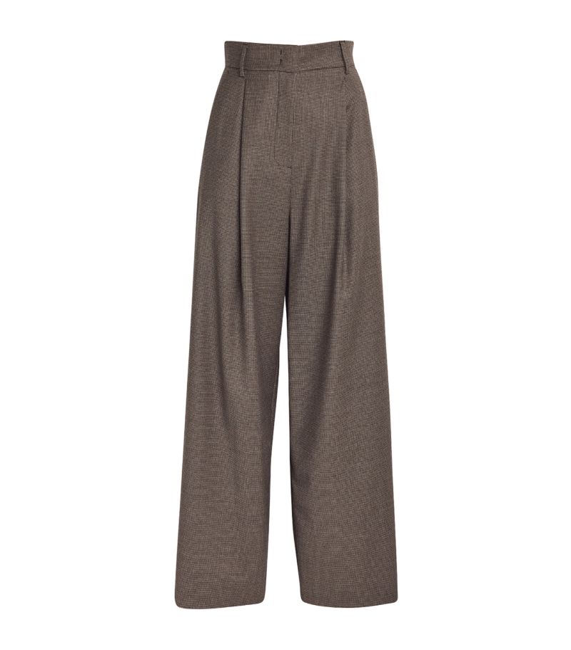 Weekend Max Mara Weekend Max Mara Virgin Wool Palazzo Trousers