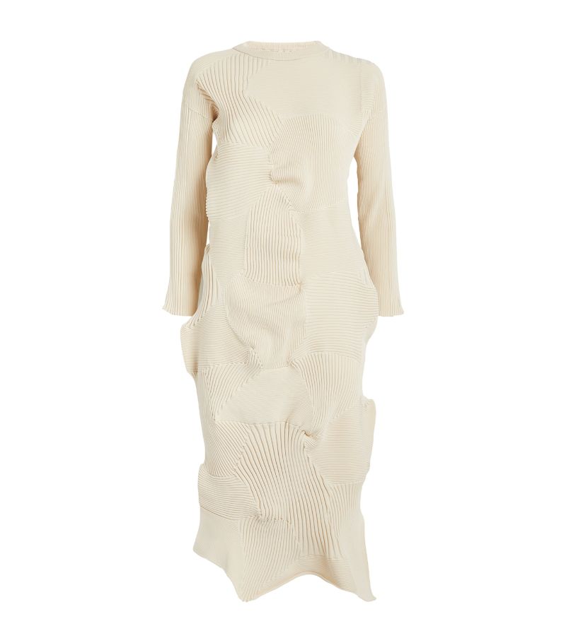 Issey Miyake Issey Miyake Knitted Kone Kone Midi Dress