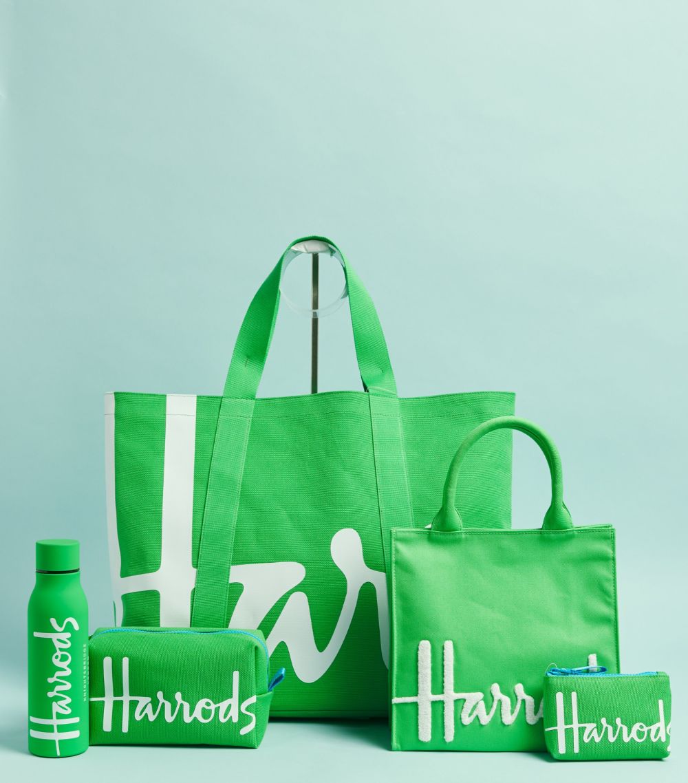 Harrods Harrods Small Cotton Logo Tote Bag