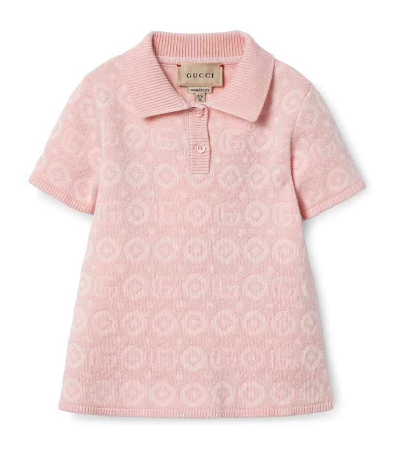 Gucci Gucci Kids Cotton Double G Dress (3-36 Months)