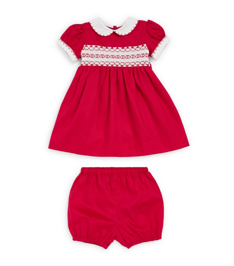 Rachel Riley Rachel Riley Smocked Dress With Bloomers (6-24 Months)