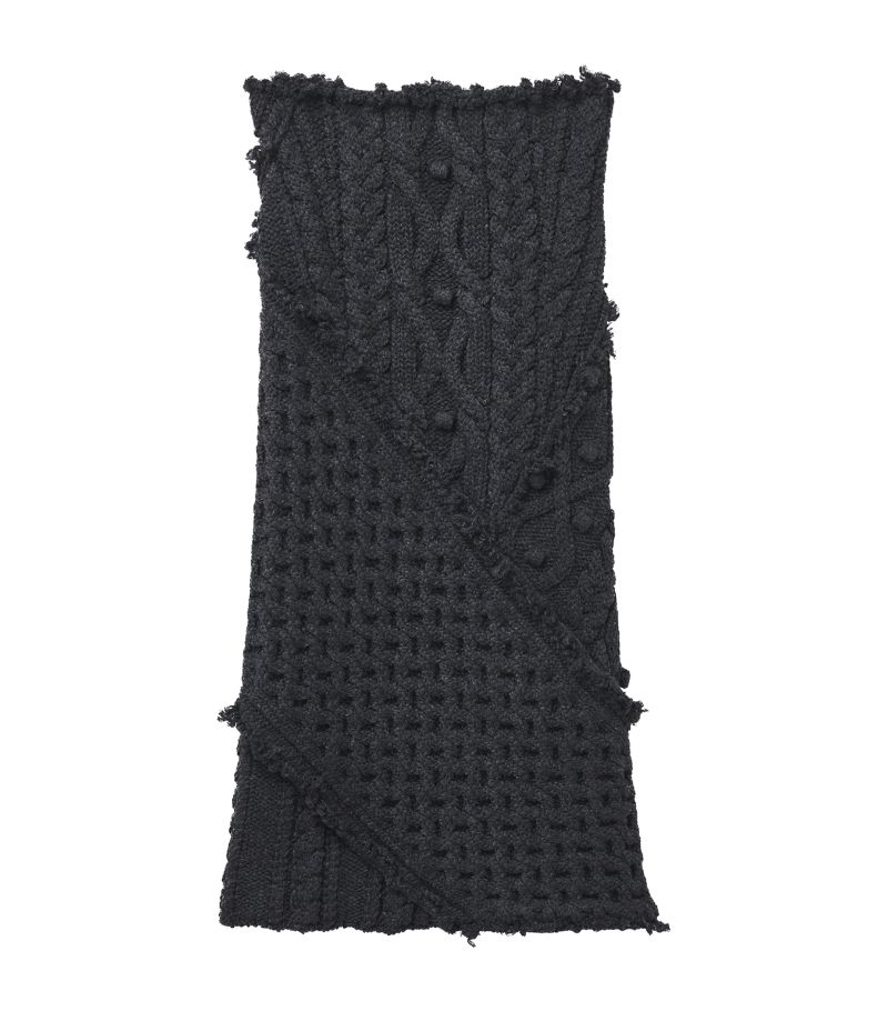 Alexander McQueen Alexander Mcqueen Cable-Knit Pencil Skirt