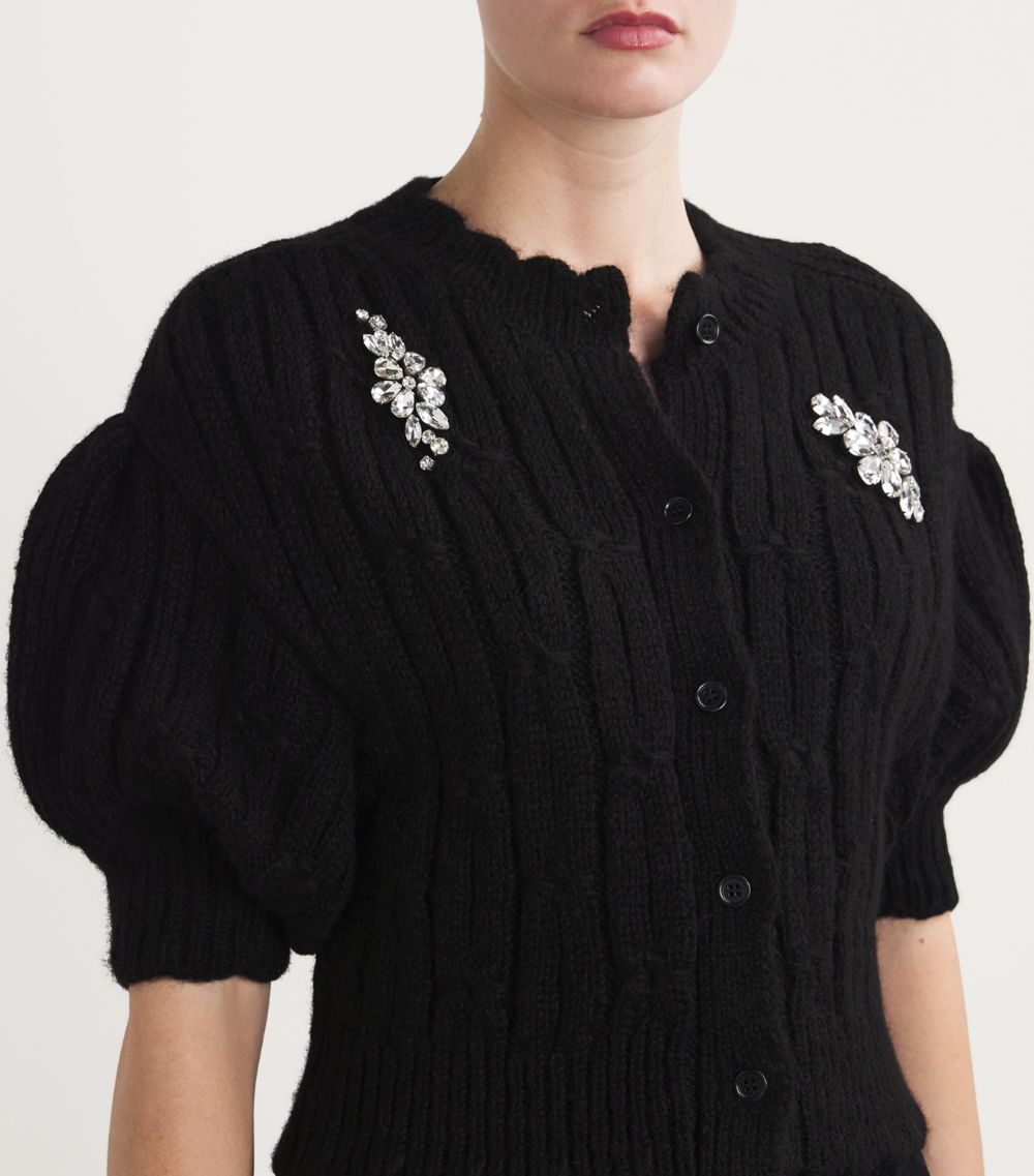 Simone Rocha Simone Rocha Crystal-Embellished Cardigan