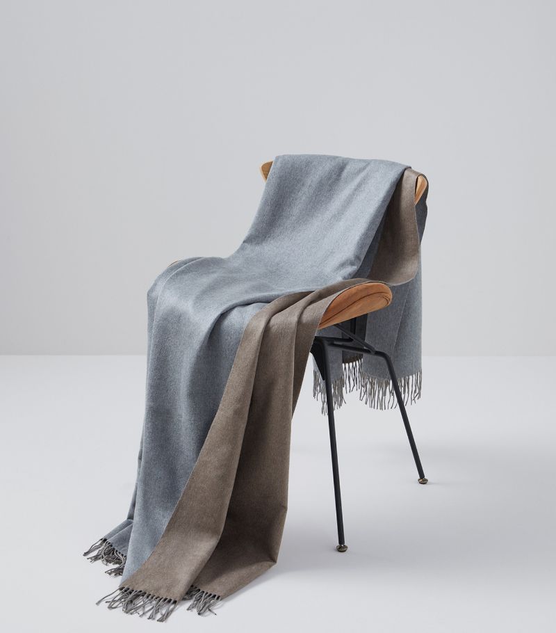 Brunello Cucinelli Brunello Cucinelli Silk Fringed Throw (150Cm X 200Cm)