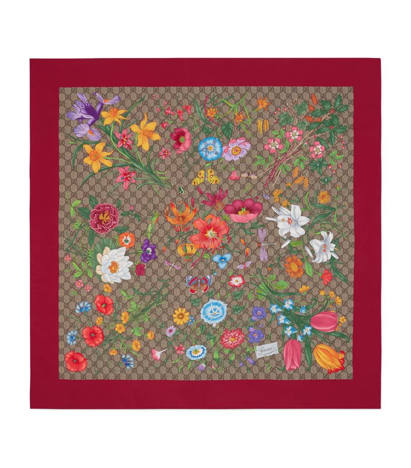 Gucci Gucci Flora Silk Scarf