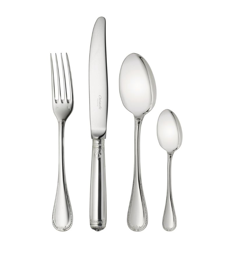 Christofle Christofle Malmaison Silver-Plated 48-Piece Cutlery Set