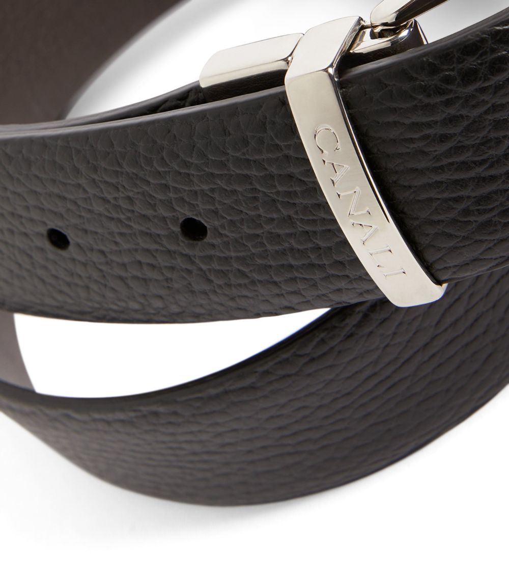 Canali Canali Reversible Leather Belt