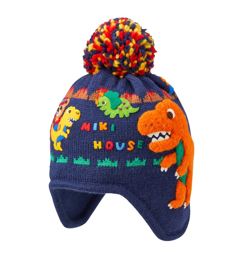 Miki House Miki House Wool-Blend Dinosaur Hat