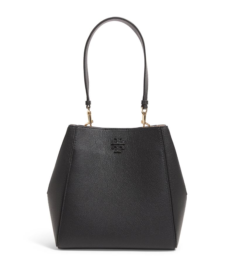 Tory Burch Tory Burch Small Leather Mcgraw Bucket Bag